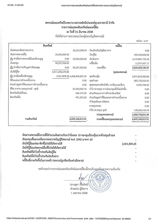 assets debts 032568